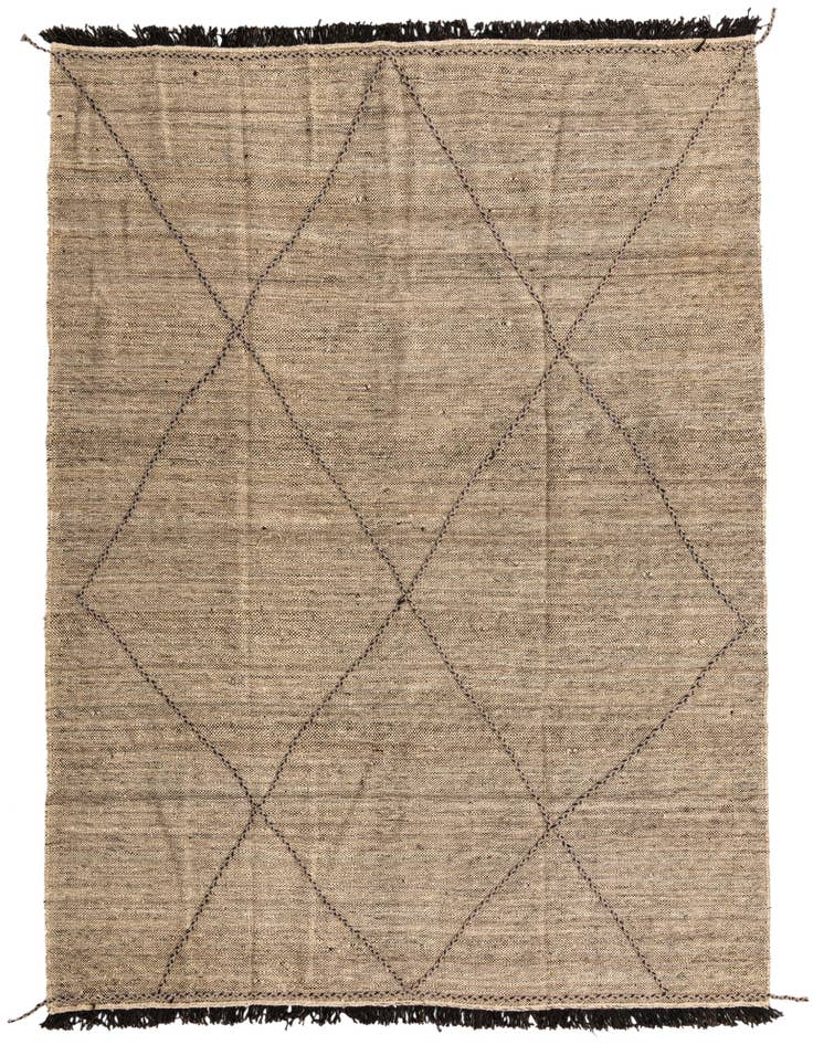 Detail image of 7' 2 x 9' 8 Hand Knotted Moroccan Wool Rug