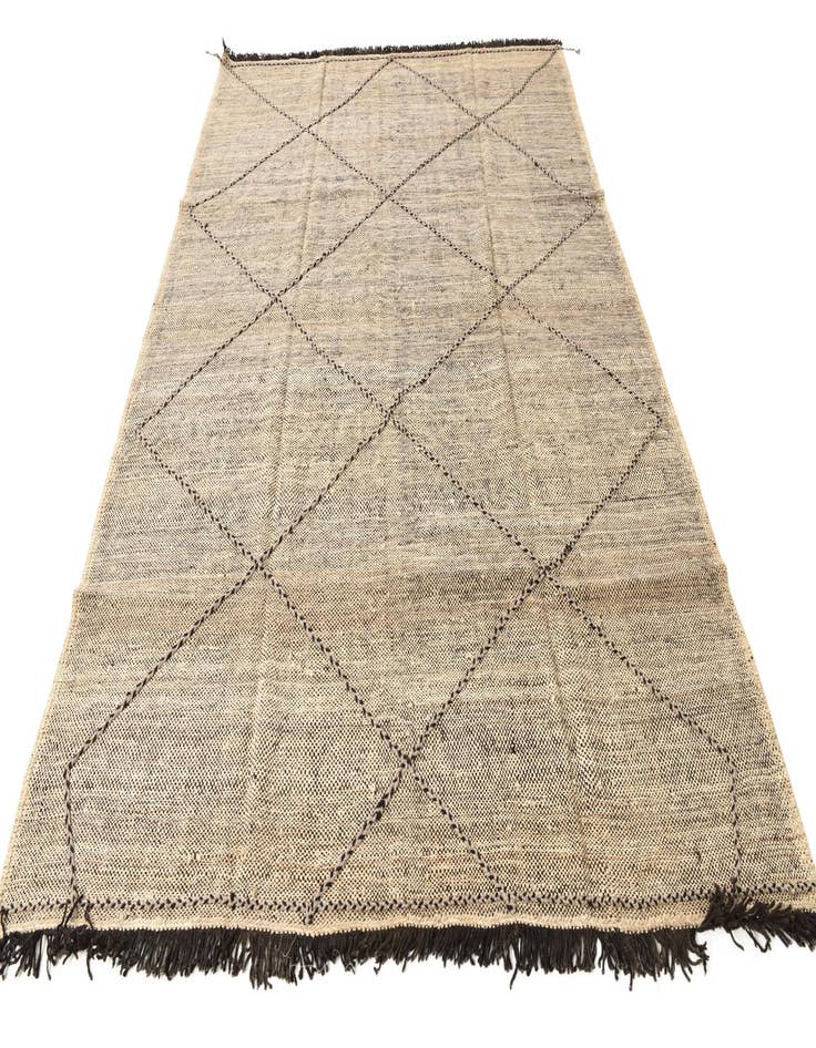 Detail image of 6' 10 x 9' 3  Hand Knotted Moroccan Wool Rug