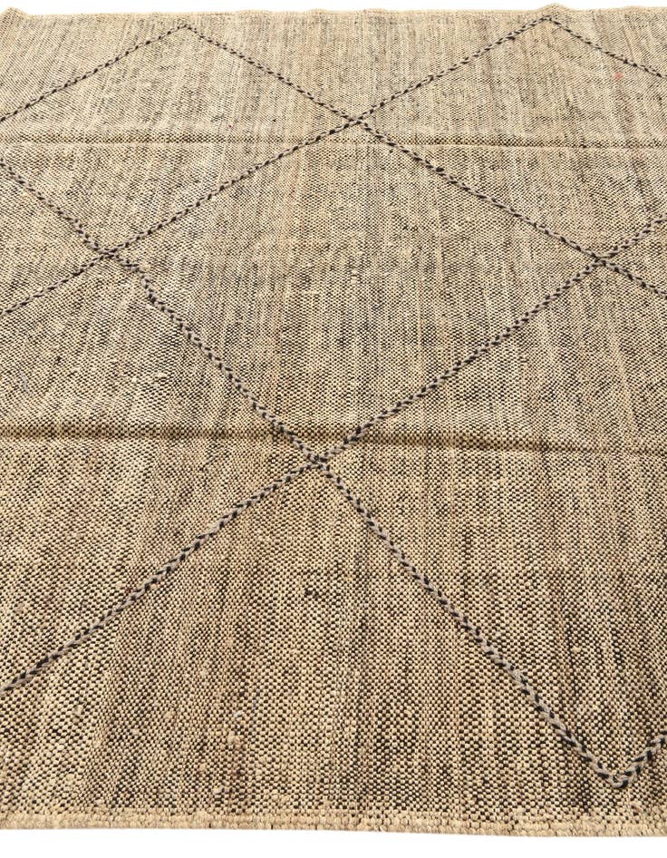 Detail image of 6' 10 x 9' 3  Hand Knotted Moroccan Wool Rug