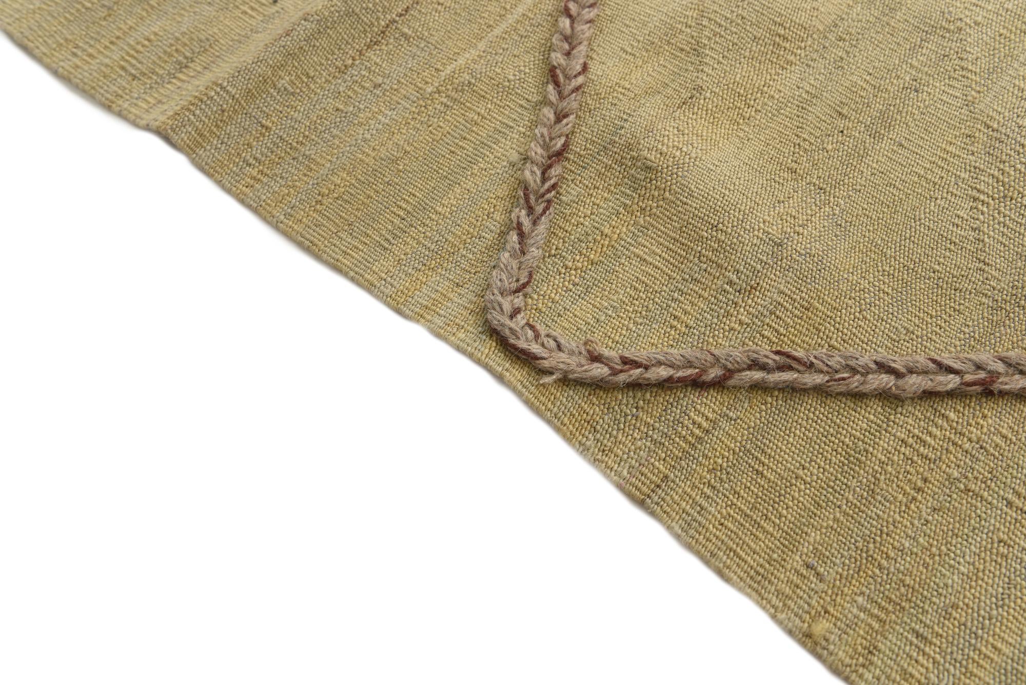 6' 9 x 9' 8 Hand Knotted Moroccan Wool Rug