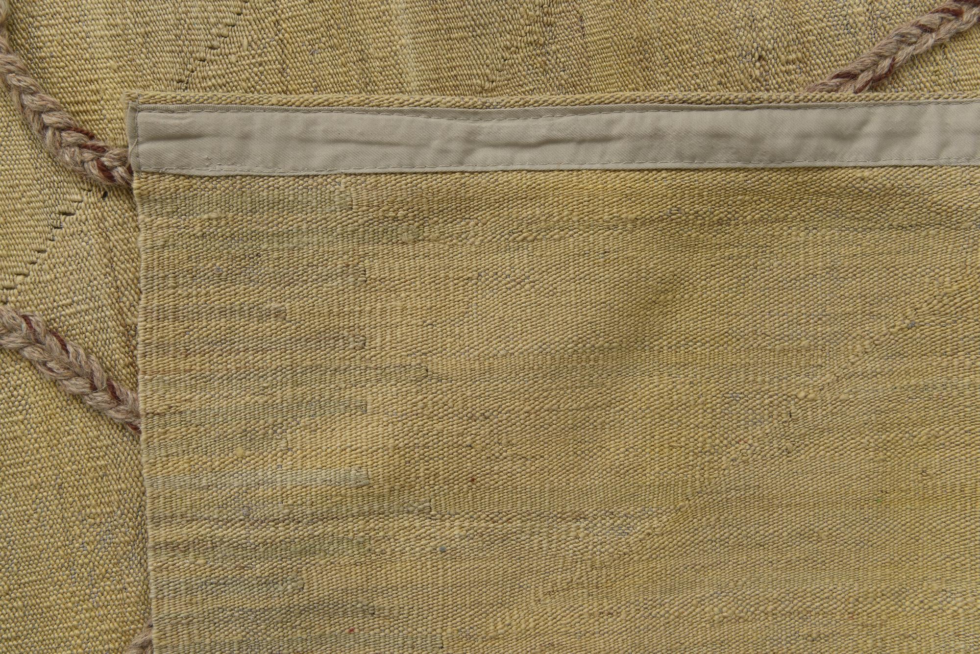 6' 9 x 9' 8 Hand Knotted Moroccan Wool Rug