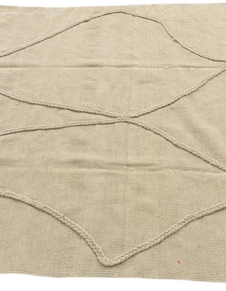 Detail image of 4' 2 x 6' 1  Hand Knotted Moroccan Wool Rug