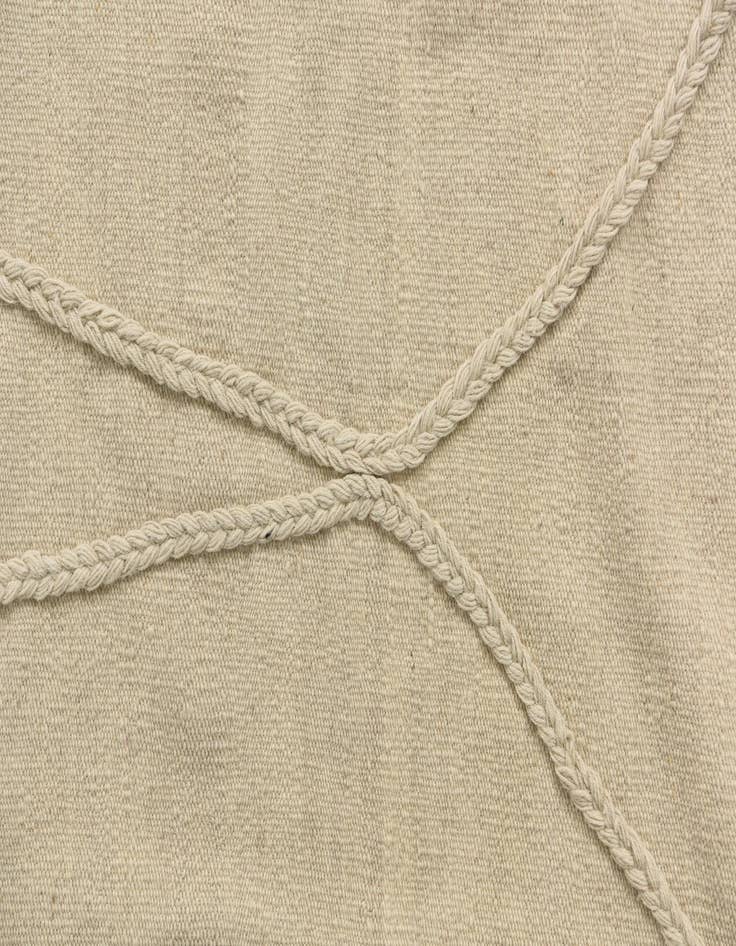 Detail image of 4' 2 x 6' 1  Hand Knotted Moroccan Wool Rug