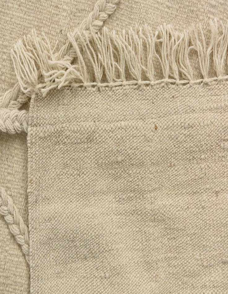 Detail image of 4' 2 x 6' 1  Hand Knotted Moroccan Wool Rug