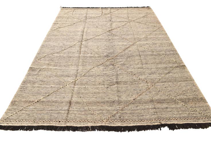 Detail image of 7' x 9' 7 Hand Knotted Moroccan Wool Rug