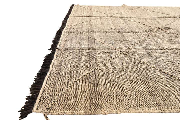 7' x 9' 7 Hand Knotted Moroccan Wool Rug