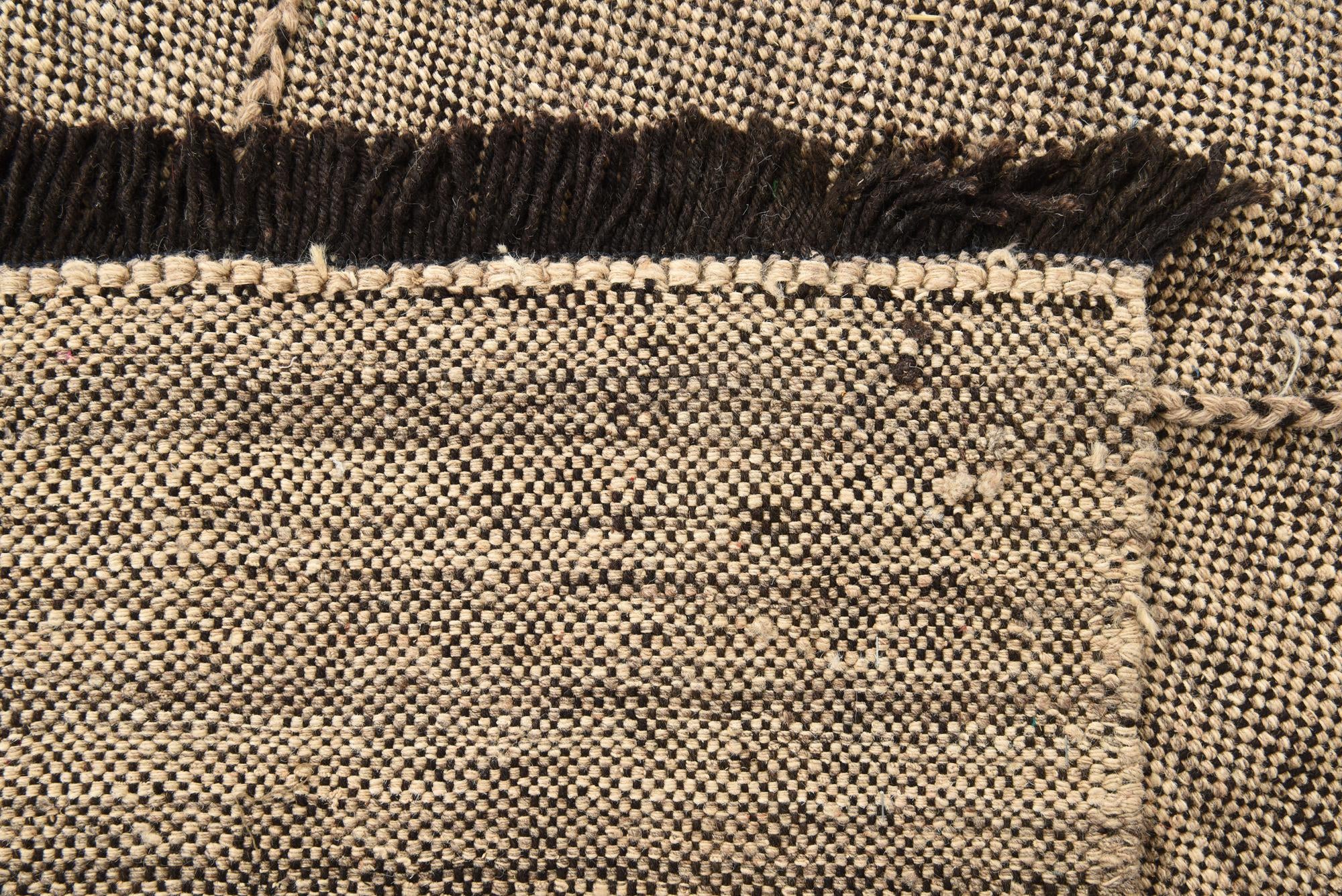 7' x 9' 7 Hand Knotted Moroccan Wool Rug