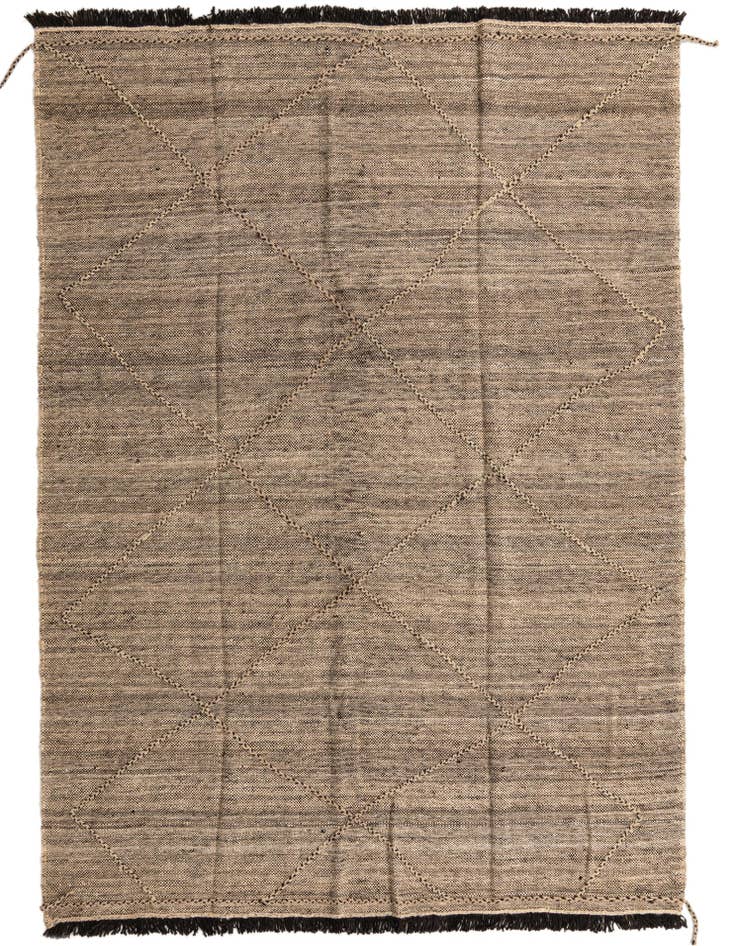 Detail image of 7' x 9' 7 Hand Knotted Moroccan Wool Rug