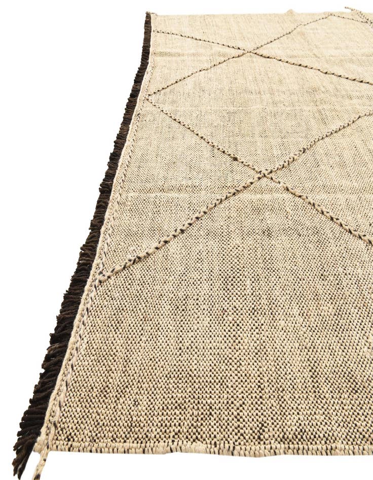 Detail image of 6' 9 x 9' 7  Hand Knotted Moroccan Wool Rug