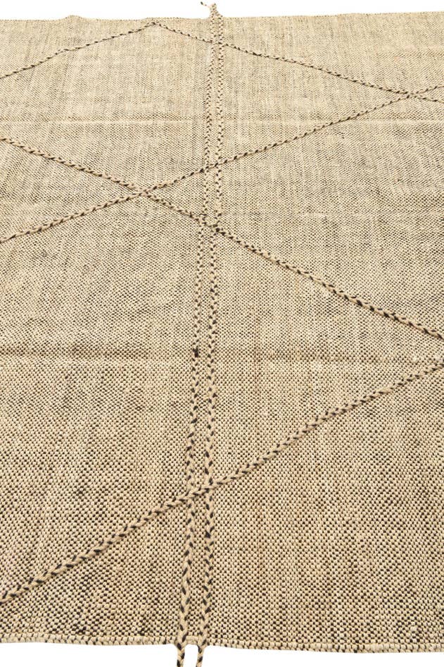 Detail image of 6' 9 x 9' 7 Hand Knotted Moroccan Wool Rug