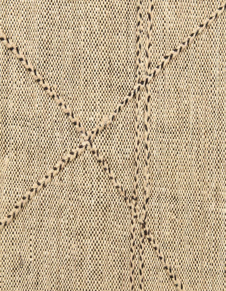 Detail image of 6' 9 x 9' 7  Hand Knotted Moroccan Wool Rug