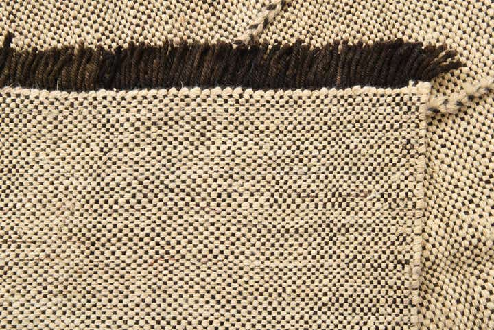 6' 9 x 9' 7 Hand Knotted Moroccan Wool Rug