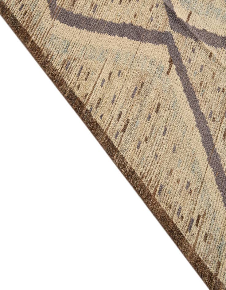 Detail image of 8' 10 x 12' 3  Hand Knotted Moroccan Wool Rug
