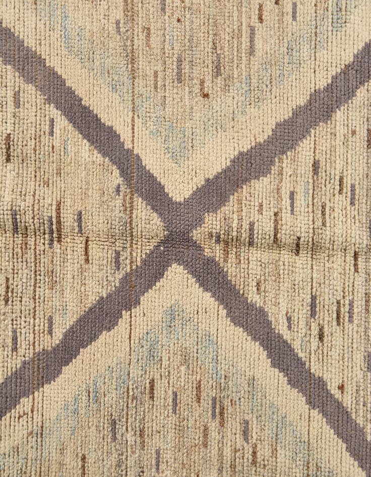 Detail image of 8' 10 x 12' 3  Hand Knotted Moroccan Wool Rug