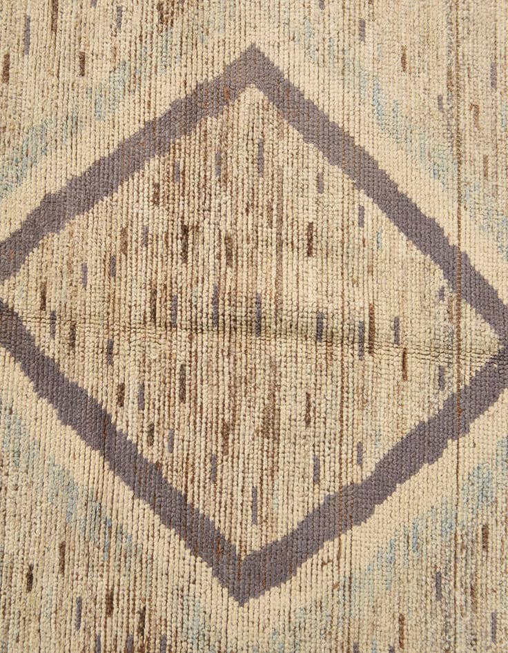 Detail image of 8' 10 x 12' 3  Hand Knotted Moroccan Wool Rug