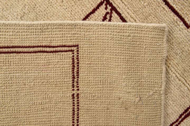 8' x 10' 9 Hand Knotted Moroccan Wool Rug