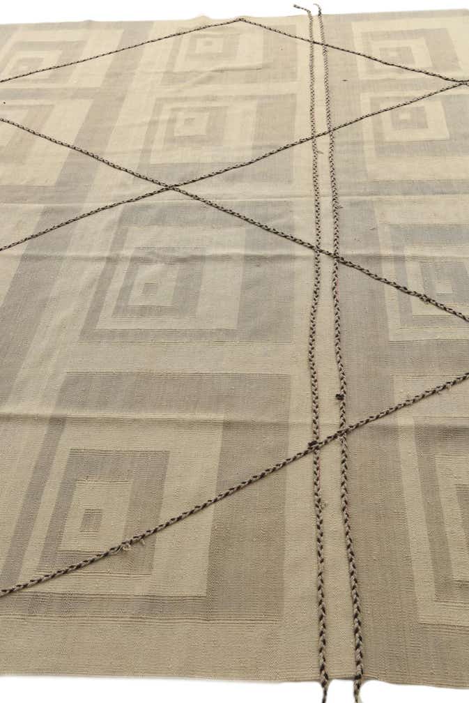 9' 6 x 12' 8 Hand Knotted Moroccan Wool Rug