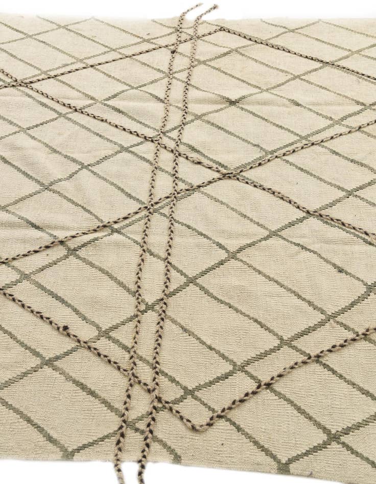 Detail image of 5' 10 x 7' 9  Hand Knotted Moroccan Wool Rug