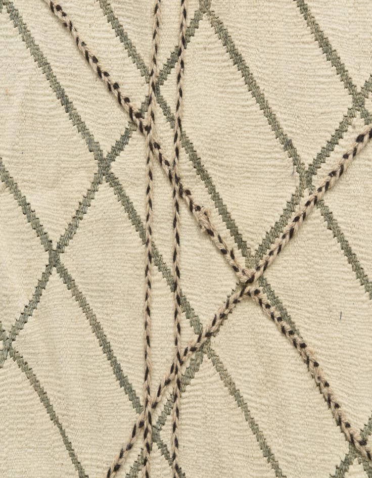 Detail image of 5' 10 x 7' 9  Hand Knotted Moroccan Wool Rug