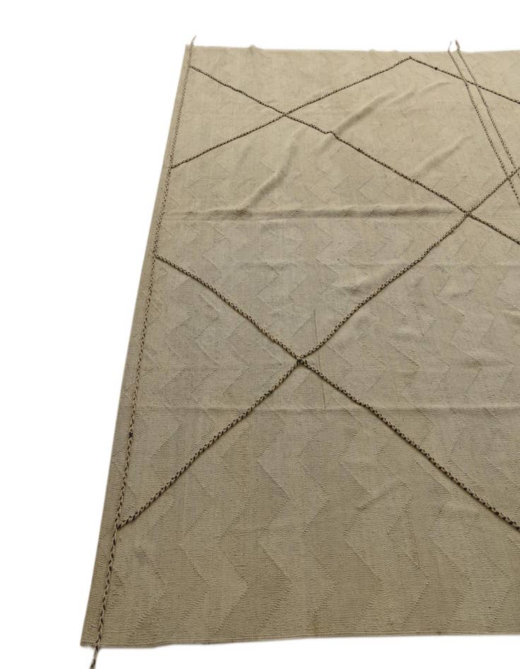 Detail image of 9' 10 x 13' 3  Hand Knotted Moroccan Wool Rug