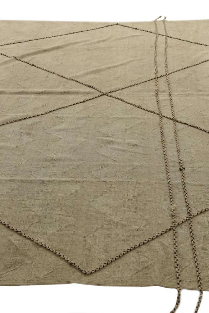 9' 10 x 13' 3 Hand Knotted Moroccan Wool Rug