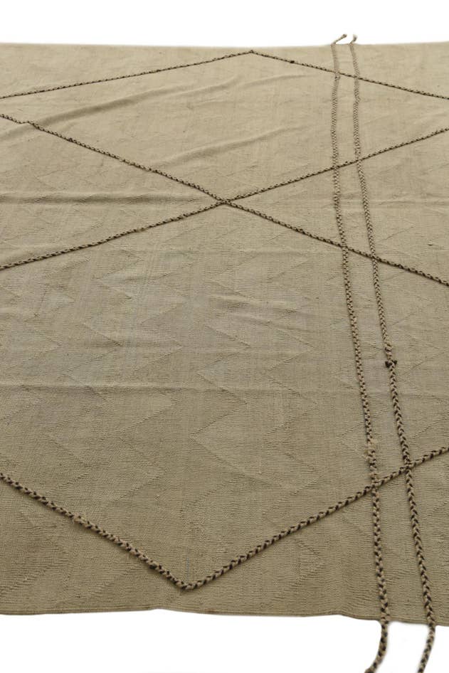 Detail image of 9' 10 x 13' 3 Hand Knotted Moroccan Wool Rug