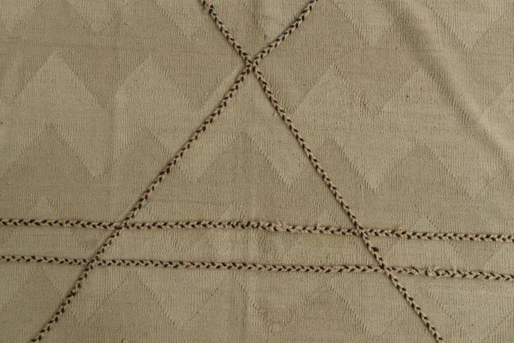 Detail image of 9' 10 x 13' 3 Hand Knotted Moroccan Wool Rug