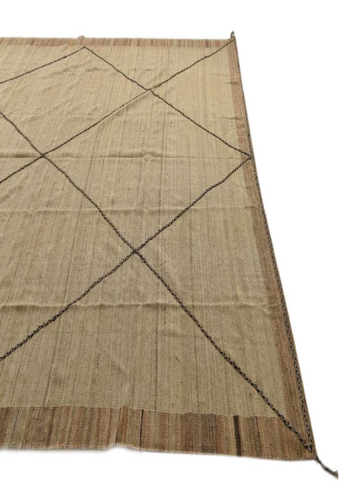 10' 9 x 11' 10 Hand Knotted Moroccan Wool Rug
