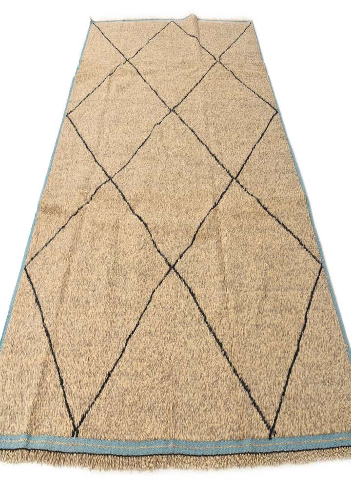 8' x 10' 2 Hand Knotted Moroccan Wool Rug