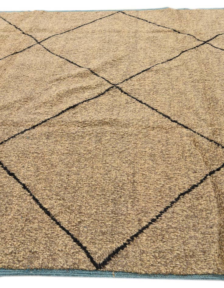 Detail image of 8' x 10' 2  Hand Knotted Moroccan Wool Rug