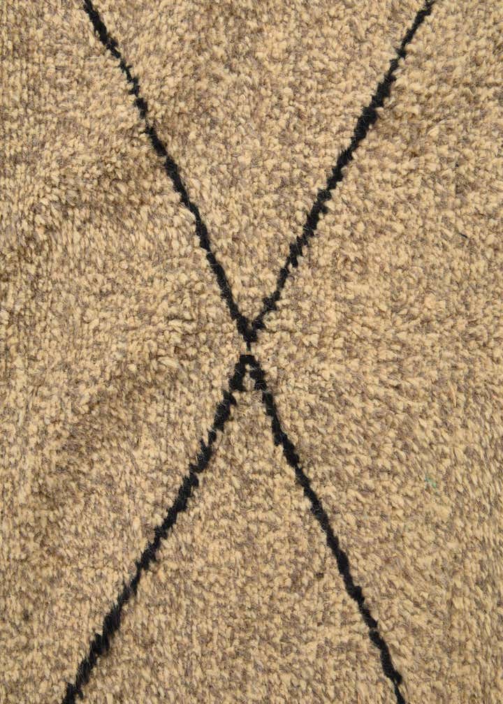 8' x 10' 2 Hand Knotted Moroccan Wool Rug