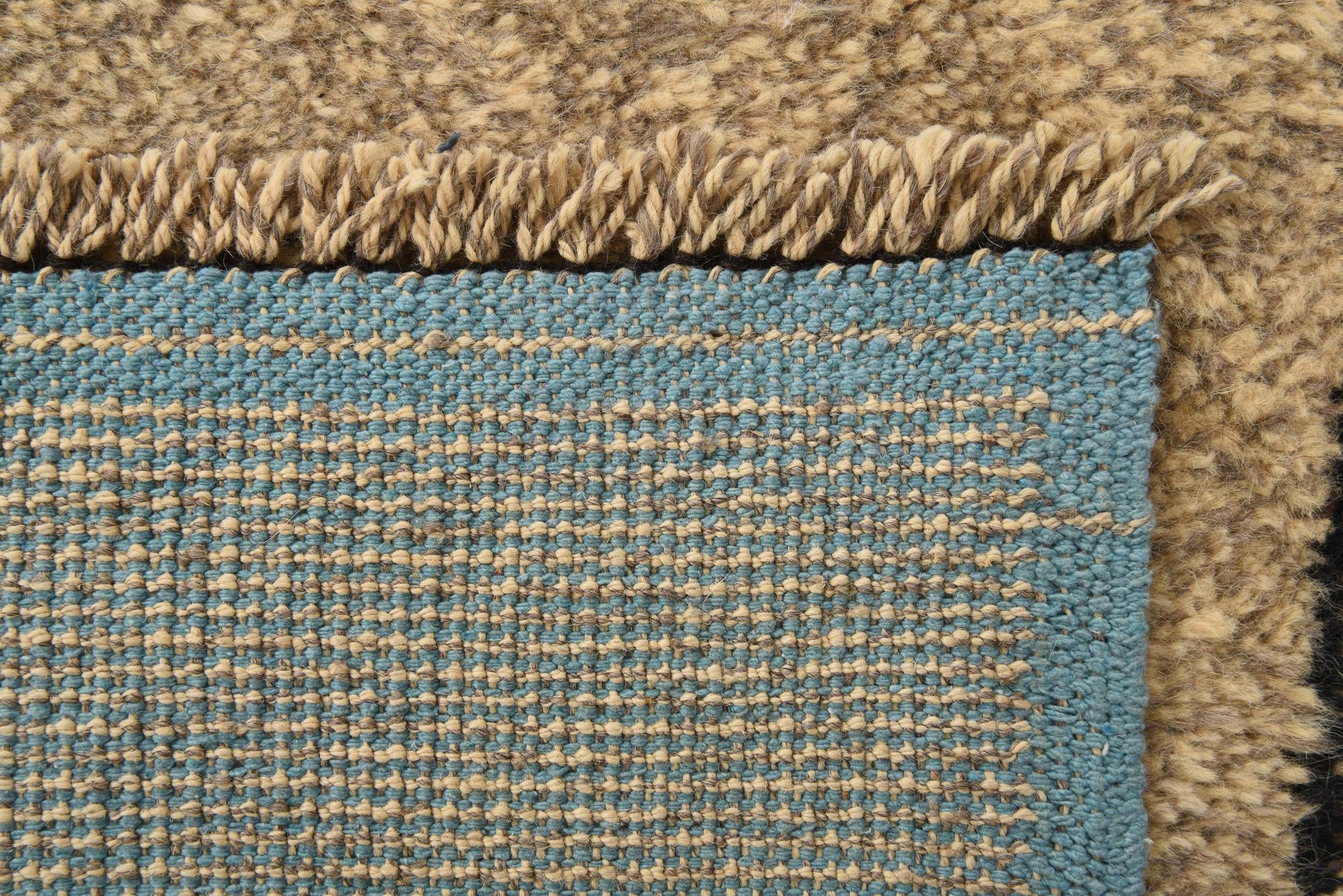 8' x 10' 2 Hand Knotted Moroccan Wool Rug