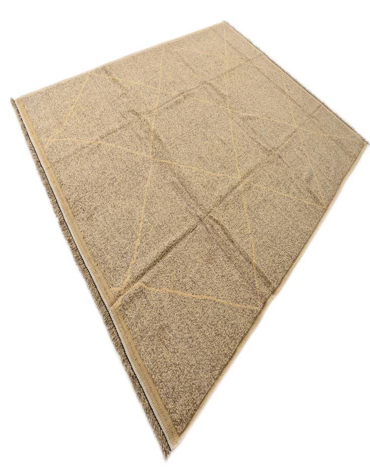 Detail image of 9' 3 x 12' 6  Hand Knotted Moroccan Wool Rug