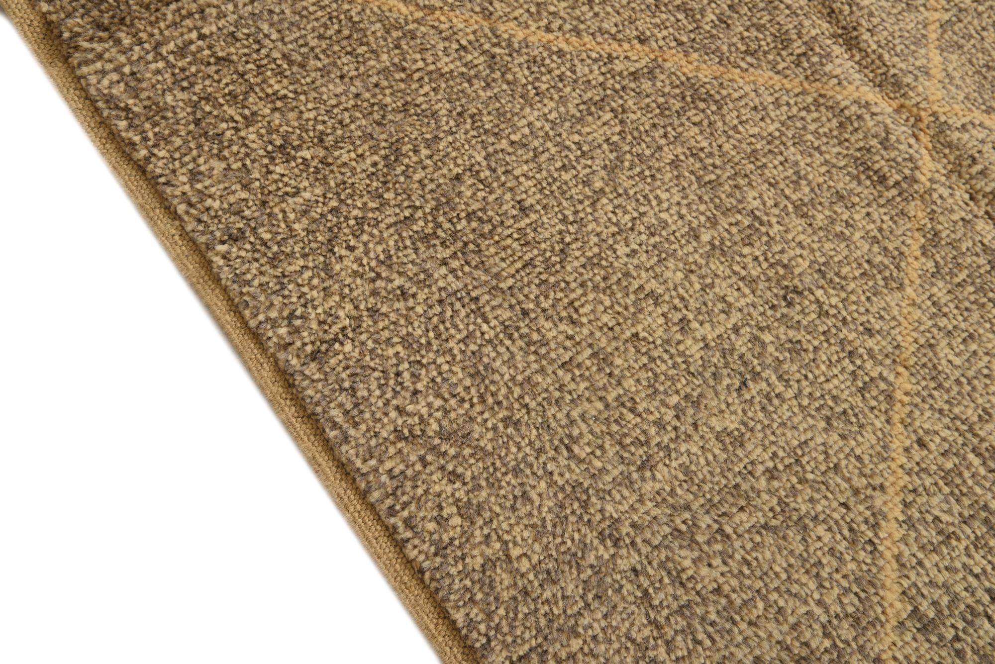 9' 3 x 12' 6 Hand Knotted Moroccan Wool Rug