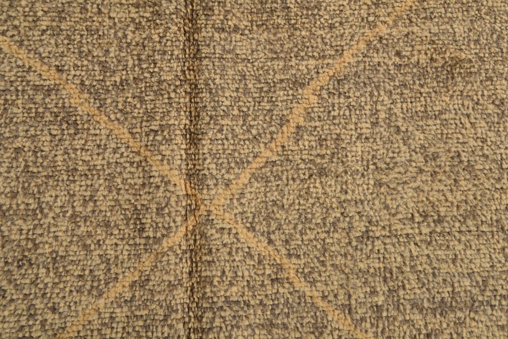 9' 3 x 12' 6 Hand Knotted Moroccan Wool Rug