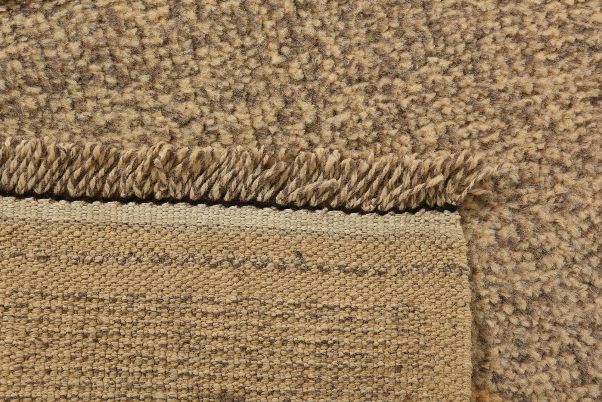 9' 3 x 12' 6 Hand Knotted Moroccan Wool Rug