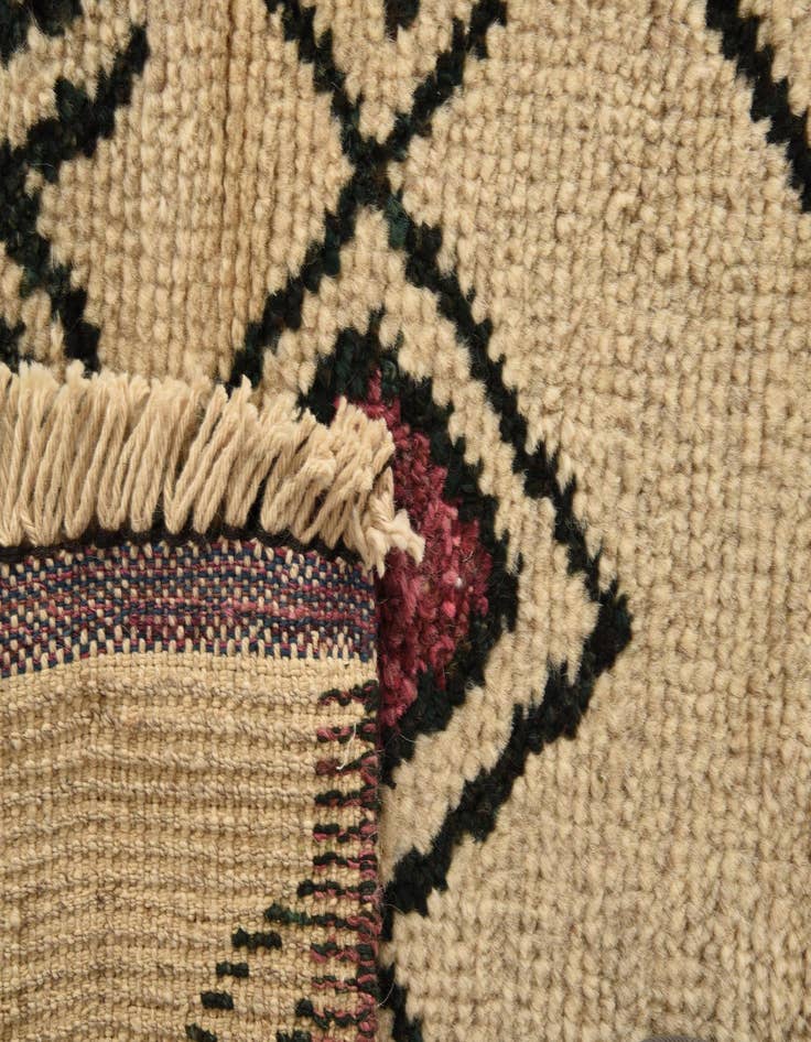 Detail image of 9' 3 x 10' 3  Hand Knotted Moroccan Wool Rug