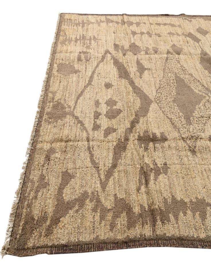 Detail image of 9' 3 x 12' 3  Hand Knotted Moroccan Wool Rug