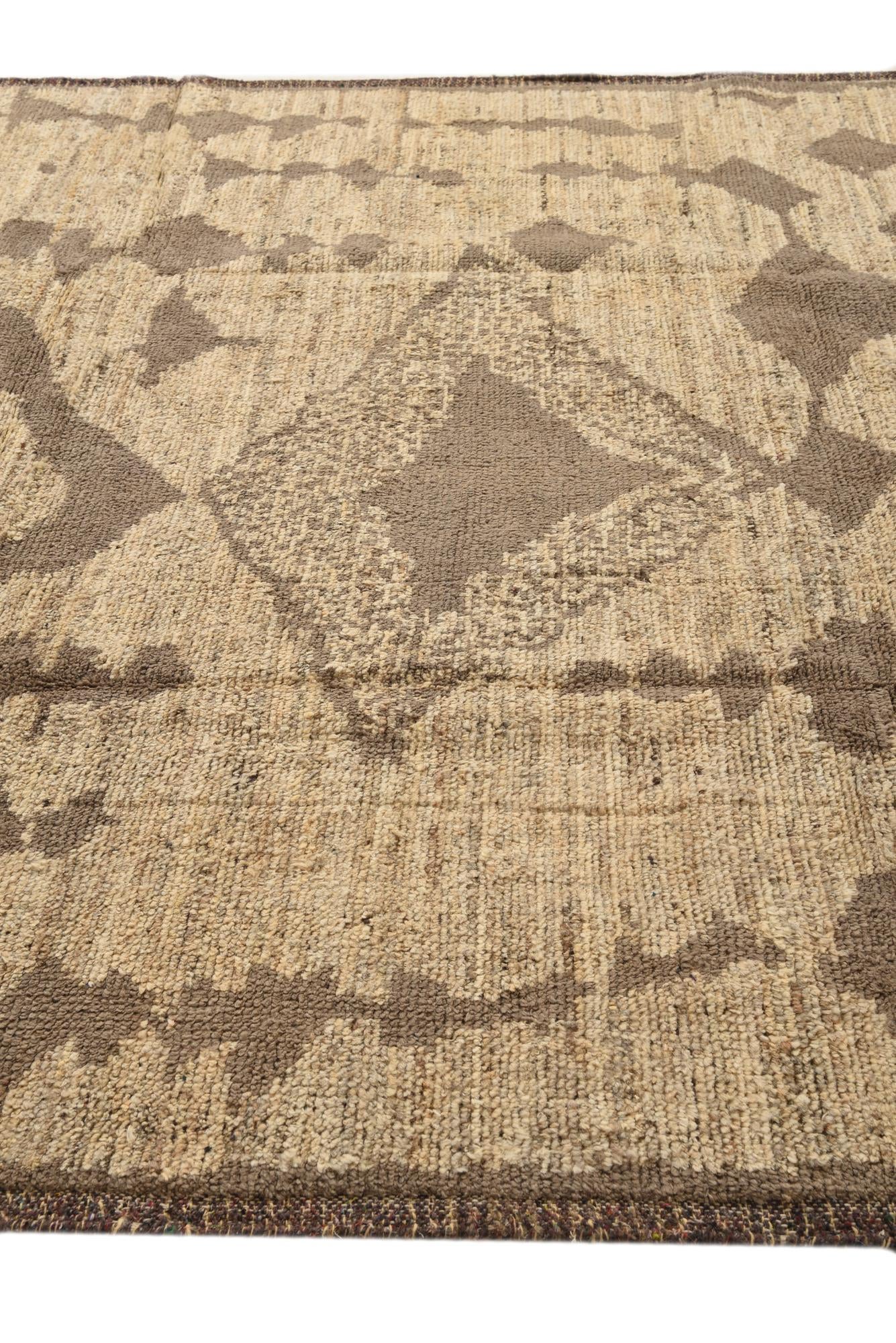 9' 3 x 12' 3 Hand Knotted Moroccan Wool Rug