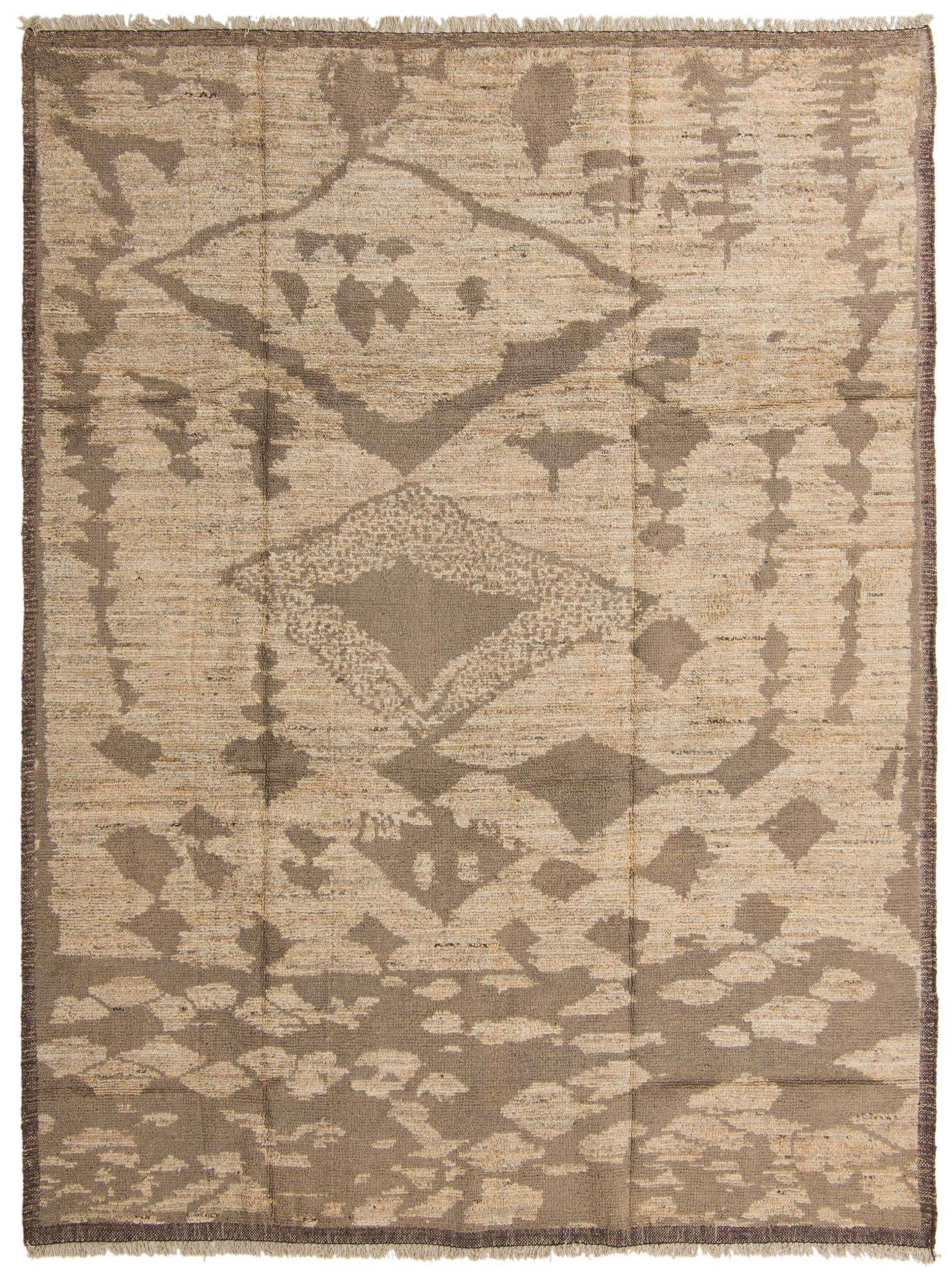 9' 3 x 12' 3 Hand Knotted Moroccan Wool Rug