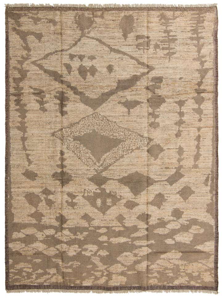 9' 3 x 12' 3 Hand Knotted Moroccan Wool Rug