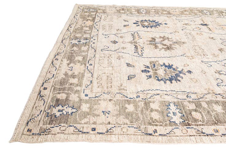 Detail image of 8' 4 x 10' 6 Hand Knotted Moroccan Wool Rug