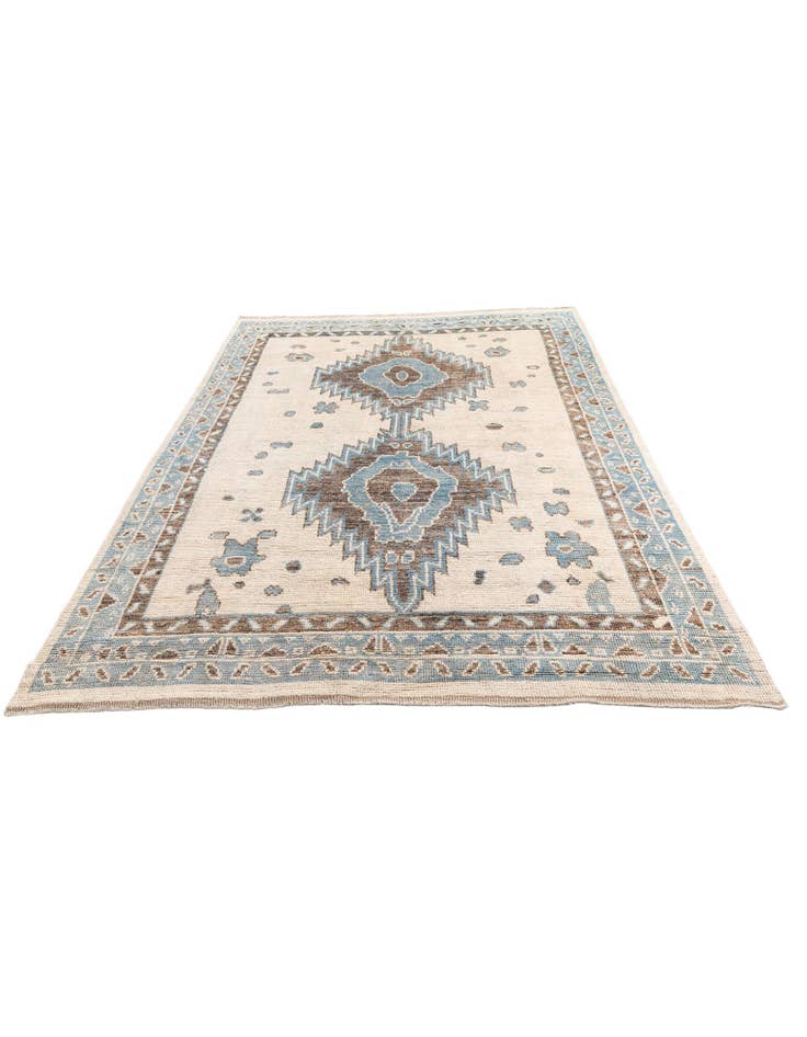 Detail image of 8' x 9' 9 Hand Knotted Moroccan Wool Rug