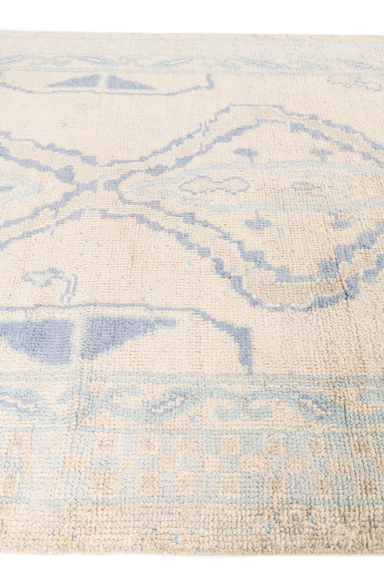 5' 8 x 8' 8 Hand Knotted Moroccan Wool Rug