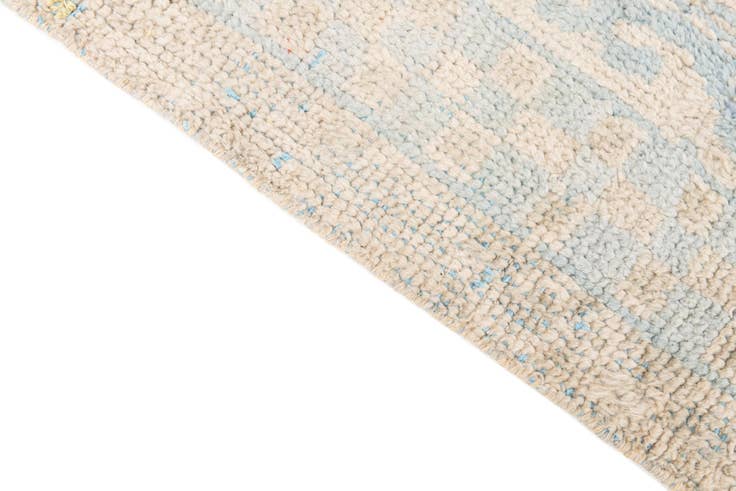 Detail image of 5' 8 x 8' 8 Hand Knotted Moroccan Wool Rug