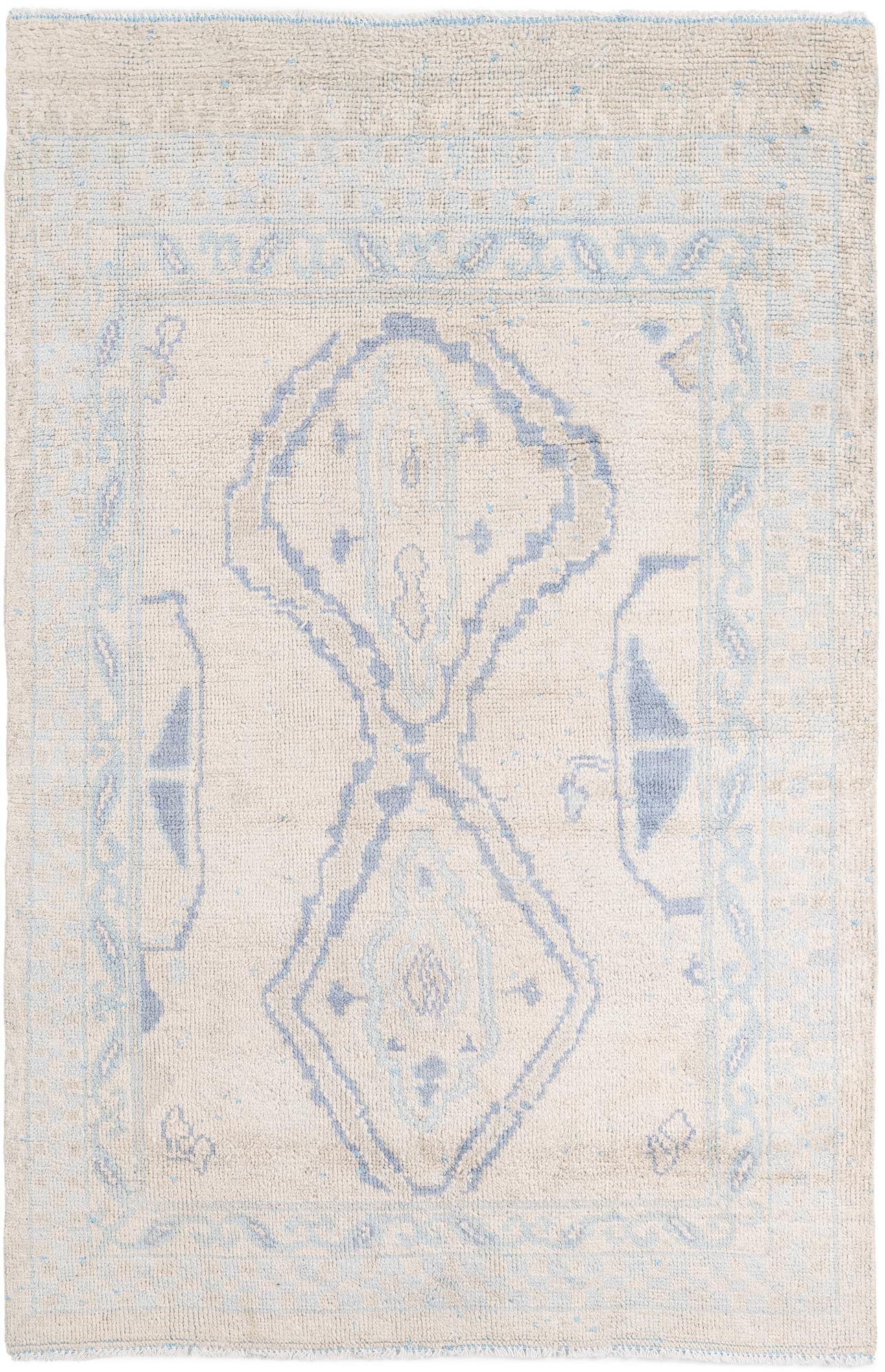 5' 8 x 8' 8 Hand Knotted Moroccan Wool Rug