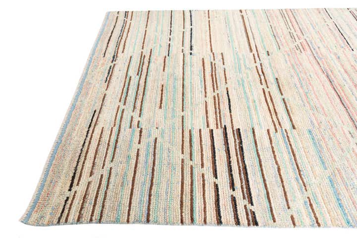 5' 10 x 8' 10 Hand Knotted Moroccan Wool Rug