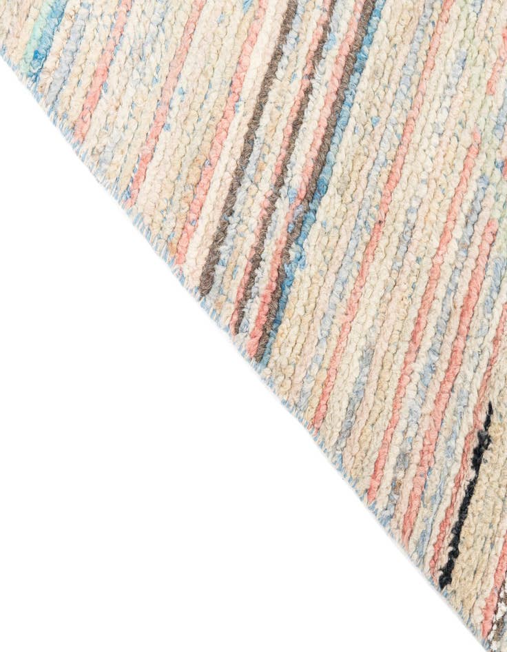 Detail image of 5' 10 x 8' 10  Hand Knotted Moroccan Wool Rug