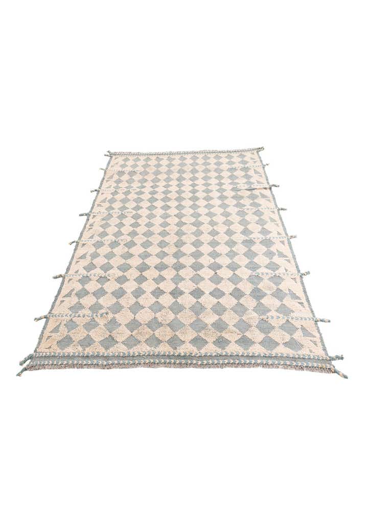 5' 3 x 7' Hand Knotted Moroccan Wool Rug