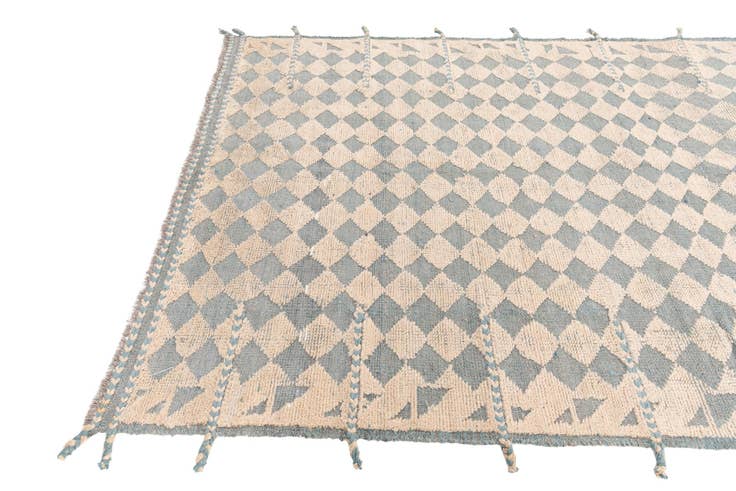 Detail image of 5' 3 x 7' Hand Knotted Moroccan Wool Rug